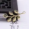 Jóias DIY Feitas à Mão Preservação de Cor Pingente de Planta Lâmina de Folha Cobre Brincos Pulseira Colar Material A938
