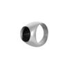 Anillo creativo para hombre con personalidad cool, moda retro, anillo de acero de titanio para fotografía callejera, moda, joyería hip hop al por mayor