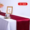Suprimento transfronteiriço de caminho de mesa lixado de estilo europeu 30*275cm, borda travada de alta densidade, decoração de mesa para banquete de casamento