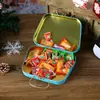 Cubo de mano de caramelo transfronterizo Regalo de Navidad snack de galleta juguete almacenamiento cubo de hierro Regalo de Navidad para niños embalaje