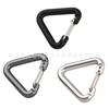 Aleación de aluminio alambre de acero triangular varilla elástica bolsa de caja hebilla 4CM triángulo equilátero hebilla de colgado rápido de montañismo hebilla de mochila