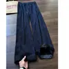 Calça moletom casual Cleanfit com padrão ondulado para homens, estilo fino para primavera e outono, calça de veludo cotelê relaxada com design de perna larga e caimento fluido
