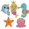 Novos Periféricos de Pintura de Diamante Transfronteiriços: Sereia, Unicórnio, Adesivos de Diamantes Aleatórios de Diamante Completo DIY Infantil