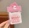 Nuevas Pegatinas para Uñas de Dibujos Animados de Kuromi para Bebés, Linda Decoración de Uñas Impermeable para Niñas Pequeñas, Pegatinas para Uñas para Niñas