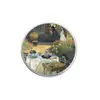 Broche Europeu e Americano Personalidade Criativa Forma de Estrela de Cinco Pontas Dourada Transfronteiriço Desenho Animado Simples Metálico Peculiar Acessórios Insígnias Atacado