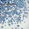 Arte de Uñas de Diamante Azul Claro con Base Plana, Joyería de Diamante para Uñas, Diamantes Pequeños Redondos Azules Brillantes con Base Plana, Pedrería de Vidrio, Joyería para Uñas Transfronteriza al por Mayor