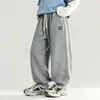 26 Pantalones Deportivos Trendy Estilo Coreano para Niños con Cordón Cintura Elástica y Puños Jogger, Pantalones de Otoño para Niños Mayores