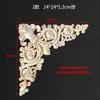 Xizang Madera Maciza Aplique de Flor de Esquina Decoración de Altar Estilo Chino Talla en Madera Nube Auspiciosa Dragón y Fénix Jugando con Perlas Estilo Chino Antiguo