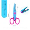 Tijeras de encaje de acero inoxidable más vendidas transfronterizas para estudiantes de 5 pulgadas, tijeras de manualidades DIY para niños con puntas redondas y diseño seguro, en stock