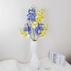 Amor-perfeito único flor artificial planta verde flor falsa casamento casa pátio ao ar livre decoração fotografia fotografia comércio exterior transfronteiriço
