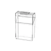 Porta-cigarros transparente visível transfronteiriço, pacote com 20, adequado para maços macios e duros, porta-cigarros masculino portátil anti-pressão para comércio exterior