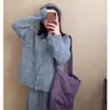 Cárdigan suéter juvenil y elegante de colores dulces para mujer, estilo primavera y otoño, versión coreana, abrigo fino suave, gris, talla única