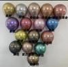 Shuai 'an bola metálica 10 pulgadas 1.8g 2.2g globo metálico rojo neto cromo redondo látex boda