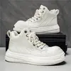 Sapatos Masculinos 2026 Novos Sapatos Masculinos Estilo Punk de Cano Alto para Skate Calçados Casuais Sola Grossa Aumentadores de Altura Versáteis Sapatos Brancos Sapatos Masculinos da Moda