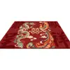 Nuevo felpudo de entrada de alta gama estilo chino en rojo para bodas y habitaciones de novia, felpudo festivo para recibidor, resistente a la suciedad y antideslizante