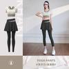 Falda Elástica Popular Transfronteriza de Dos Piezas Falsas Pantalones de Yoga para Deportes y Fitness
