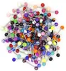 Em Estoque Transfronteiriço Amazon Aliexpress Ebay Mais Vendidos Acrílico Piercings de Língua Rosqueados Titânio Aço Inoxidável Multicor