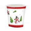Nuevo Muñeco de Nieve Navideño Árbol de Navidad Coche Juego de Vajilla Desechable Decoración de Fiesta Juego de Platos de Papel Desechables