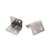 Conector de muebles con soporte fijo en ángulo recto con código de esquina reforzado y engrosado, sujetador de hardware para código de esquina de hierro cuadrado