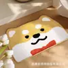 Tapete de Chão com Imitação de Cashmere Cartoon, Amigo da Pele, Tapete Antiderrapante para Banheira com Animal Fofo, Tapete para Pés Absorvente de Água e à Prova de Frio para Banheiro, Fácil de Cuidar