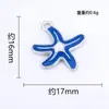Océano DIY Colgante Decorativo de Estrella de Mar con Goteo de Aceite Accesorios Decorativos Venta Directa de Fábrica Transfronteriza Se Puede Mezclar y Vender al por Mayor
