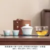 Set de Té de Viaje Japonés Set Portátil para Exteriores Set de Té Kung Fu de Gama Alta Set de Té para Coche Taza Tapa Taza de Té Souvenir