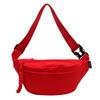 Bolsa de Cintura com Logo Bolsa de Peito Masculina Estilo Japonês Leve Bolsa de Ombro Estudante Feminina Casual Esportiva Transversal Atacado