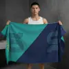 Toalha de Banho Grande Tipo A de Algodão Jacquard Tingido no Fio Espesso Toalha de Banho de Algodão Absorvente Macia Toalha de Banho de Algodão Doméstica Atacado
