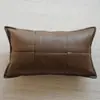 Capa de Almofada de Sofá de Pelúcia Leve de Luxo Sem Enchimento Modelo de Quarto de Hotel Almofada de Cabeceira Almofada de Tatami para Cintura Encosto