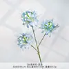 Flores Artificiales Serie Azul para Decoración de Salón de Bodas, Habitación de Boda, Arreglo de Piso de Hotel, Arreglo de Flores de Hortensia Artificial