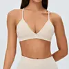Sujetador deportivo transfronterizo para mujer con almohadillas extraíbles en el pecho, sujetador de yoga, tirantes sexy ajustables, ropa interior de yoga Pilates