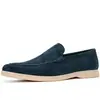 [Exclusivamente para Vips] Zapatos de Piel de Oveja para Hombre, Piel Genuina, Superficie Suave, Suela Suave, Resistentes al Desgaste, Mocasines sin Cordones, Inspección de Calidad SGS