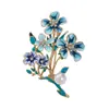 Nuevo Broche de Flor Nomeolvides con Acabado de Alta Gama, Broche Conmemorativo del Día Mundial del Alzheimer, Suministrado Directamente por el Fabricante