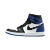 Sapatos Putian transfronteiriços AJ1 tênis de basquete de cano alto obsidiana azul universitário1 cinza fumaça sapatos masculinos sapatos femininos sapatos de casal tênis de corrida