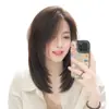 Peruca Completa para Mulheres, Cabelo Médio-Curto, Alta Qualidade, Comprimento até a Clavícula, Cabelo Humano Realista, Rejuvenescedora, Natural, Uso Diário, Peruca Completa, Peruca Xuchang