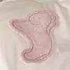 Bordado em Toalha Algodão de Fibra Longa Acetinado 100S Conjunto de Roupa de Cama de Quatro Peças 100% Algodão Capa de Edredom 100% Algodão Lençol Universal para Todas as Estações Estilo com Elástico