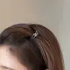 Nuevo Exquisito Clip de Pato Pequeño de Celebridad de Internet con Pedrería, Moño en Forma de Corazón y Pasador Compacto para Flequillo y Mechones Laterales