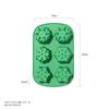 Molde para Bolo de Natal Atacado do Fabricante para Cozinha Doméstica, Resistente a Altas Temperaturas, Fácil de Limpar, Molde de Silicone de Grau Alimentício para Assar
