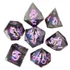 Dados de Resina Longan para D&D Producto Más Vendido en Amazon Grupo de Corredores Coc Cápsulas D20-D47