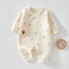 Roupas para bebê recém-nascido outono e inverno roupas quentes algodão Classe A sem costura macacão para bebê recém-nascido de 0 a 3 meses