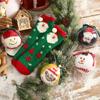 Processamento Meias Personalizadas Meias Femininas de Natal Meias Espessas e de Veludo Amostra Embalagem Personalizada Meias Meias de Cano Médio