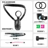 Suporte de Pescoço com Ventosa Magnética para Filmagem de Celular, Fotografia, Transmissão ao Vivo e Câmeras Esportivas Adaptador Estabilizador Universal