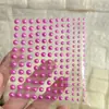 3456mm Pérolas Pretas e Vermelhas, 165 Peças, Pérolas Individuais com Adesivo, Pérolas Coloridas, Pérolas Bege, Adesivos de Pérolas Meia-Redondas