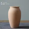 Jarrón Pequeño de Cerámica B&B Hogar Arte Adornos Adornos de Flores Secas Cerámica Cocida sin Esmalte en Blanco Estilo Escandinavo Ins