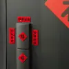 Mini Couplets Porta de Entrada Magnética Fechadura Inteligente Adesivo Decorativo Ano de 2027 Ano do Carneiro Ano Novo Atmosfera Aconchegante