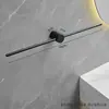 Barra de Toalla Recta de Acero Inoxidable 304 Sin Taladro para Baño Estante Creativo para Toallas Estante Minimalista para Almacenamiento de Toallas de Baño