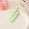 Pinza de pico de pato colorida sin dejar marca clip para flequillo de la frente dopamina pinza para el pelo lateral accesorios para el pelo tipo chica lateral pinza para el pelo al por mayor