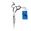 Fdms-12 Plata 6.0 Pulgadas 440C Forma Especial Tijeras de Peluquería Dimashi, Tijeras para Cortar el Cabello, Tijeras Planas, Tijeras para Flequillo