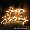 Luz LED de neón para cumpleaños, fiestas, celebraciones, ambiente decorativo, luz nocturna, letras brillantes, Internet, luz roja de pared, estilista, venta al por mayor