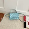 Moda Otoño 2026 Bolso Cruzado Pequeño Cuadrado de Lunares Elegante y Sencillo Estilo Coreano Diseño de Nicho Bolso de Mano para Hombro para Mujer